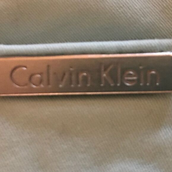 Calvin Klein Light Green Slim Fit Pants - Picture 3 of 3